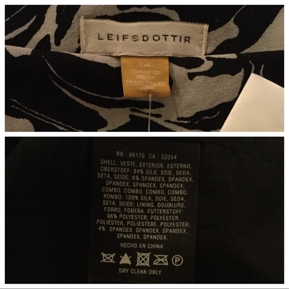 ANTHROPOLOGIE Silk “Winterbloom” Skirt - NEW - 14 - Picture 8 of 8